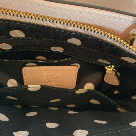 Anne Klein NWT Pink Rose Gold Crossbody Adjustable Shoulder Handbag - Picture 7 of 11